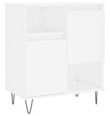 VidaXL Dressoir 60x35x70 cm bewerkt hout wit