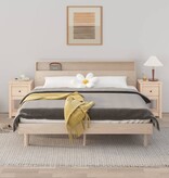 VidaXL Nachtkastjes 2 st 40x35x61,5 cm massief grenenhout