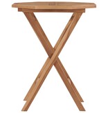 VidaXL Tuintafel inklapbaar 60x60x75 cm massief teakhout