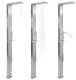 VidaXL Buitendouche vierkant roestvrij staal