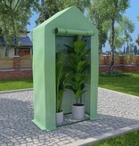 VidaXL Kas met stalen frame 0,5 m² 1x0,5x1,9 m