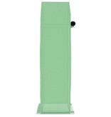 VidaXL Kas met stalen frame 0,5 m² 1x0,5x1,9 m