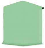 VidaXL Tuinkas met schappen 227x223 cm staal