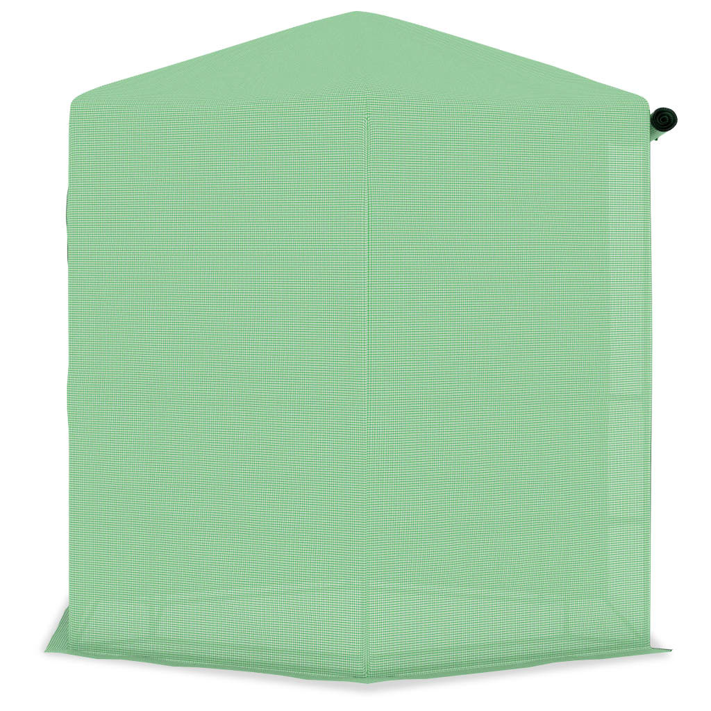 VidaXL Tuinkas met schappen 227x223 cm staal