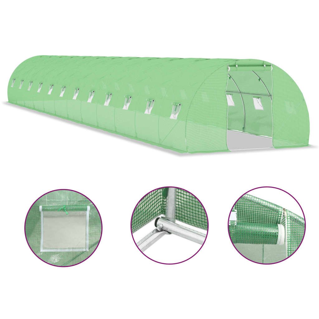 VidaXL Kas 54 m² 18x3x2 m