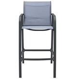 VidaXL Tuinbarstoelen 2 st textileen grijs