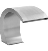 VidaXL Zwembadfontein met LED's 30x60x45 cm roestvrij staal