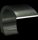 VidaXL Zwembadfontein met LED's 30x60x45 cm roestvrij staal