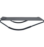 VidaXL Tuinbed 200x90 cm staal grijs