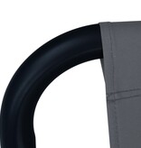 VidaXL Tuinbed 200x90 cm staal grijs