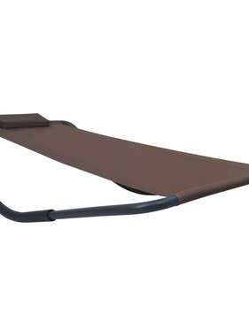 VidaXL Tuinbed 200x90 cm staal bruin