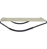 VidaXL Tuinbed 200x90 cm staal crème