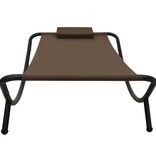 VidaXL Tuinbed 200x90 cm staal bruin