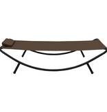VidaXL Tuinbed 200x90 cm staal bruin