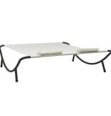 VidaXL Loungebed stof crème