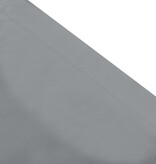 VidaXL Loungebed met luifel grijs