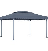 VidaXL Prieel 400x300 cm aluminium antraciet