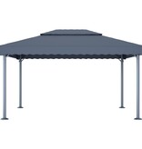 VidaXL Prieel 400x300 cm aluminium antraciet