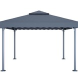 VidaXL Prieel 400x300 cm aluminium antraciet