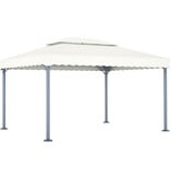 VidaXL Prieel 400x300 cm aluminium crème