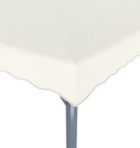 VidaXL Prieel 400x300 cm aluminium crème