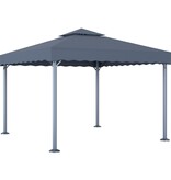 VidaXL Prieel 300x300 cm aluminium antraciet