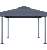 VidaXL Prieel 300x300 cm aluminium antraciet