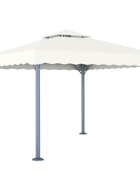 VidaXL Prieel 300x300 cm aluminium crème