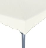 VidaXL Prieel 300x300 cm aluminium crème