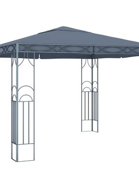 VidaXL Prieel 300x300 cm antraciet