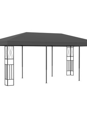 VidaXL Prieel 3x6 m stof antraciet