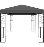 VidaXL Prieel 3x6 m stof antraciet