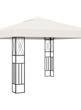 VidaXL Prieel 3x3 m stof crème