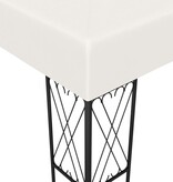 VidaXL Prieel 3x3 m stof crème