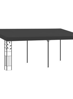 VidaXL Wandprieel 6x3x2,5 m antraciet