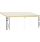 VidaXL Wandprieel 6x3x2,5 m crème