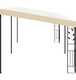 VidaXL Wandprieel 6x3x2,5 m crème