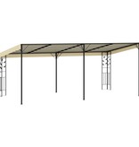 VidaXL Wandprieel 6x3x2,5 m crème