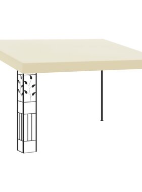 VidaXL Wandprieel 4x3x2,5 m crème