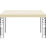 VidaXL Wandprieel 4x3x2,5 m crème
