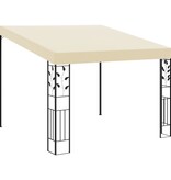 VidaXL Wandprieel 3x3x2,5 m crème