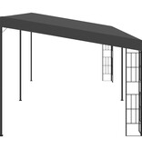 VidaXL Wandprieel 3x6 m stof antracietkleurig