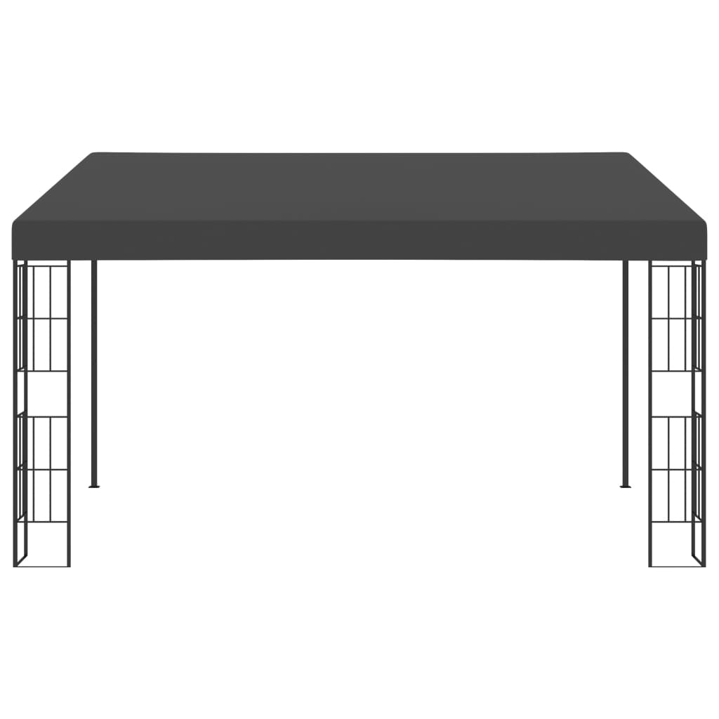 VidaXL Wandprieel 3x4 m stof antracietkleurig