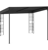 VidaXL Wandprieel 3x3 m stof antracietkleurig