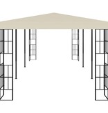 VidaXL Prieel 3x6 m crème