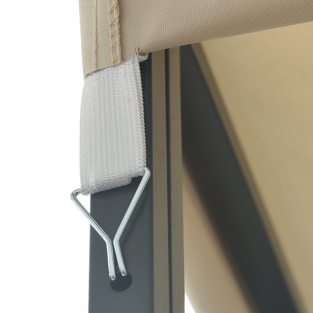 VidaXL Prieel 3x6 m crème