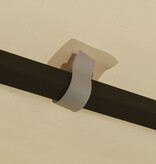 VidaXL Prieel 3x3 m crème