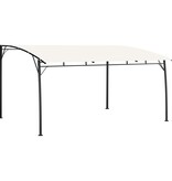 VidaXL Zonneluifel 4x3x2,55 m crèmekleurig