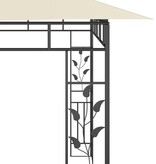 VidaXL Prieel met klamboe 6x3x2,73 m crème