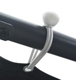 VidaXL Prieel 3x3 m staal antraciet